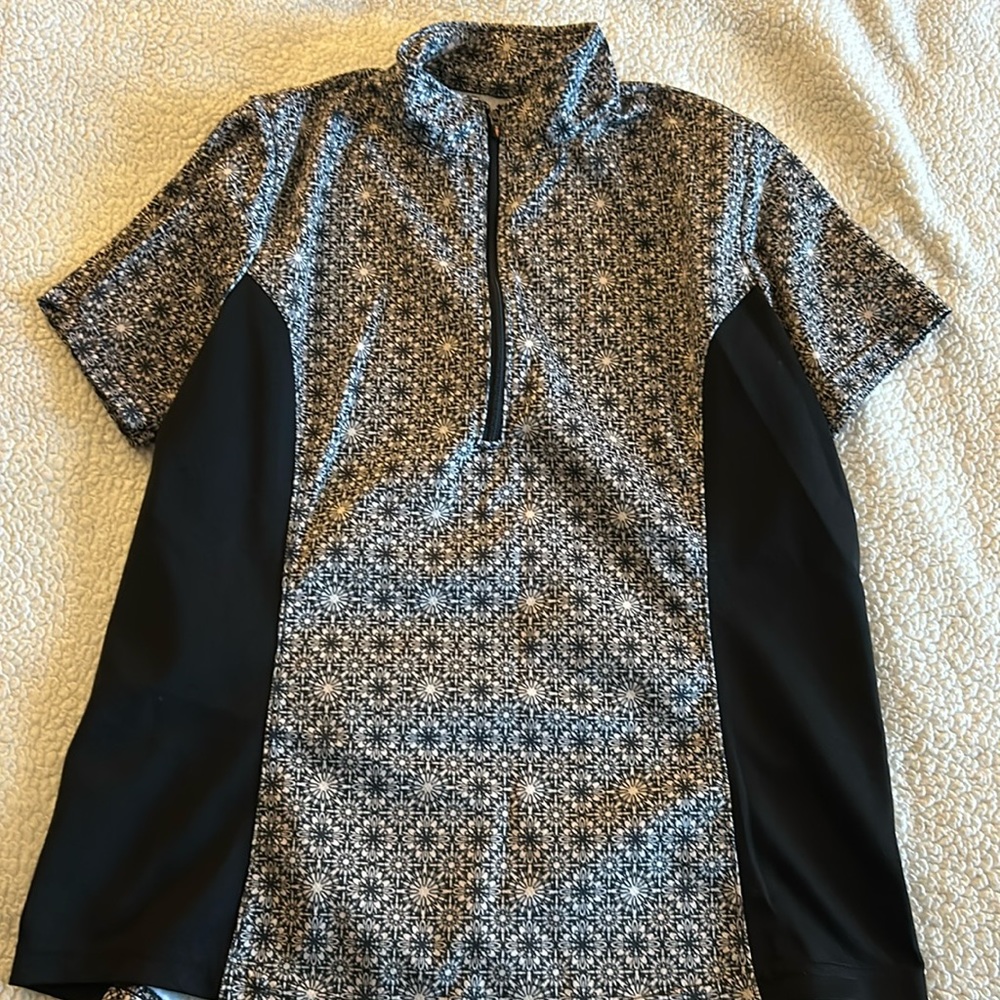 Kerrits short sleeve quarter zip sun shirt